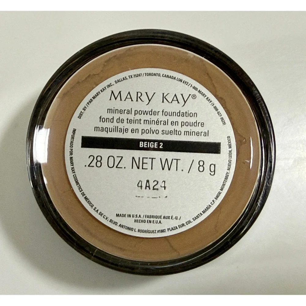 Mary Kay Mineral Powder Foundation Women .28 oz Beige 2 Loose Face Makeup